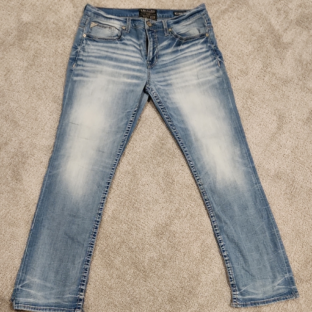 Salvage Light Blue Bootcut Jeans